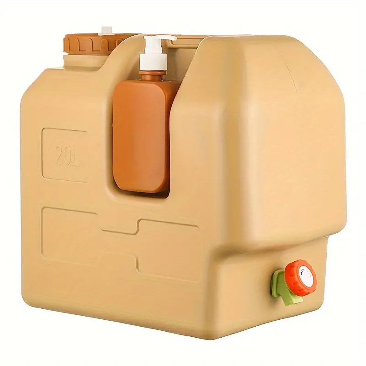 Buy 20L Outdoor Camping Portable Storage Bucket with Tap Drinking Water Container - Mud Tracks