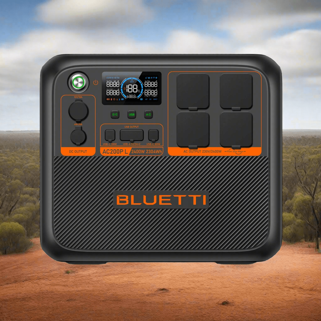 Buy BLUETTI AC200P L Portable Power Station (2,400W 2,304Wh) - Mud Tracks