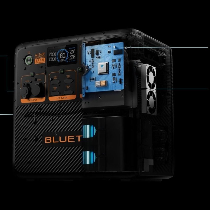 Buy BLUETTI AC240P Portable Power Station (2,400W 1,843Wh) - Mud Tracks