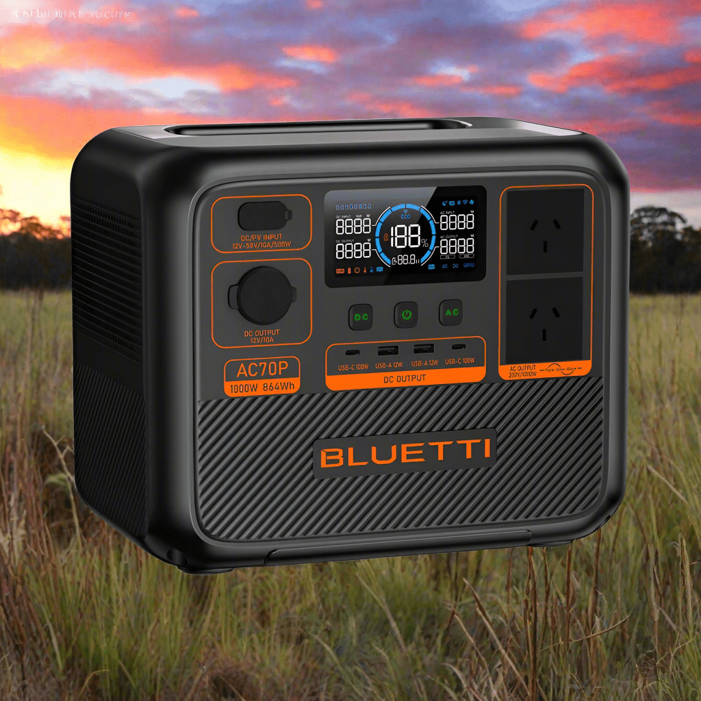 Buy BLUETTI AC70P Portable Power Station (1000W 864Wh) - Mud Tracks