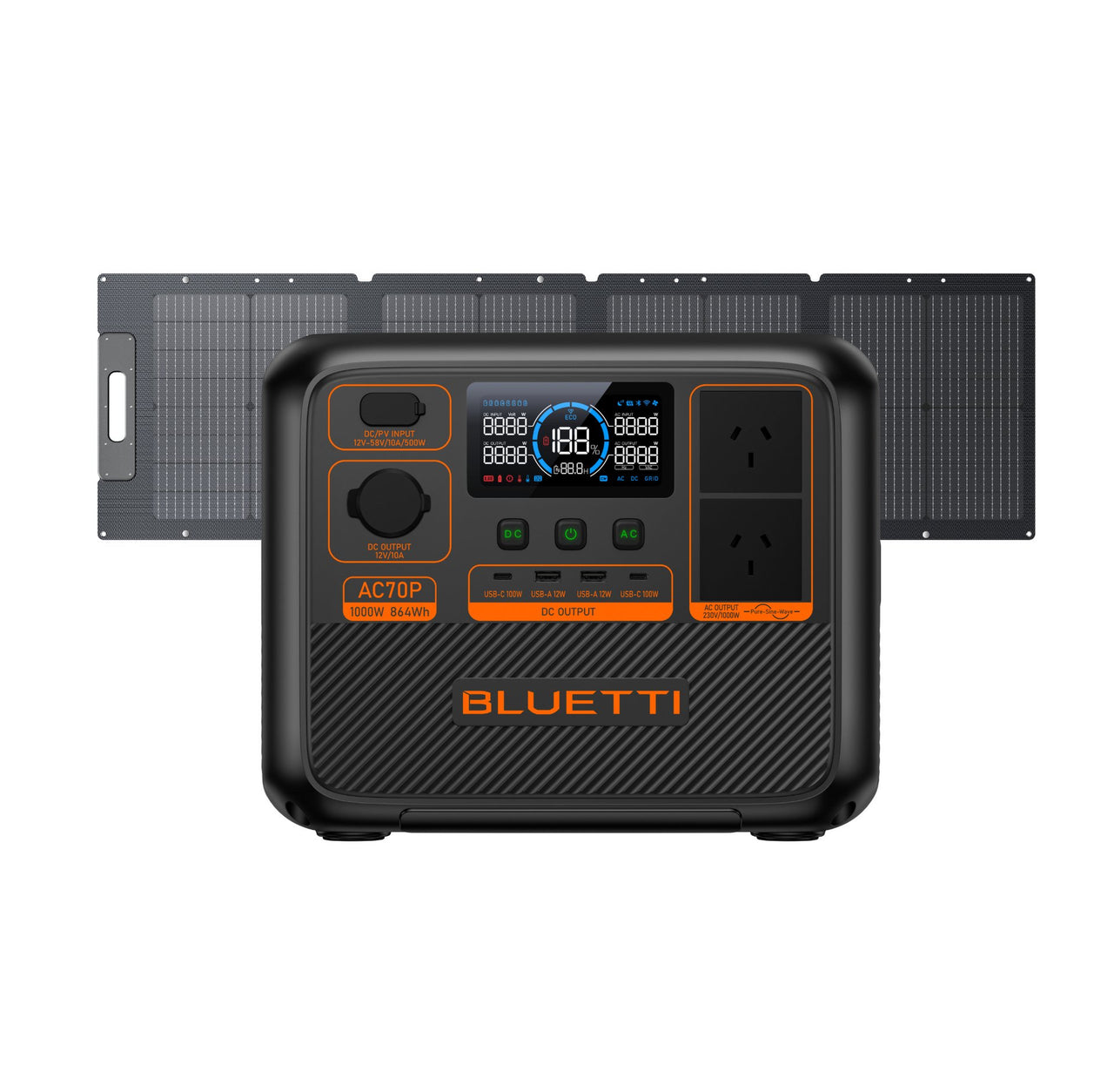 Buy BLUETTI AC70P Portable Power Station (1000W 864Wh) - Mud Tracks