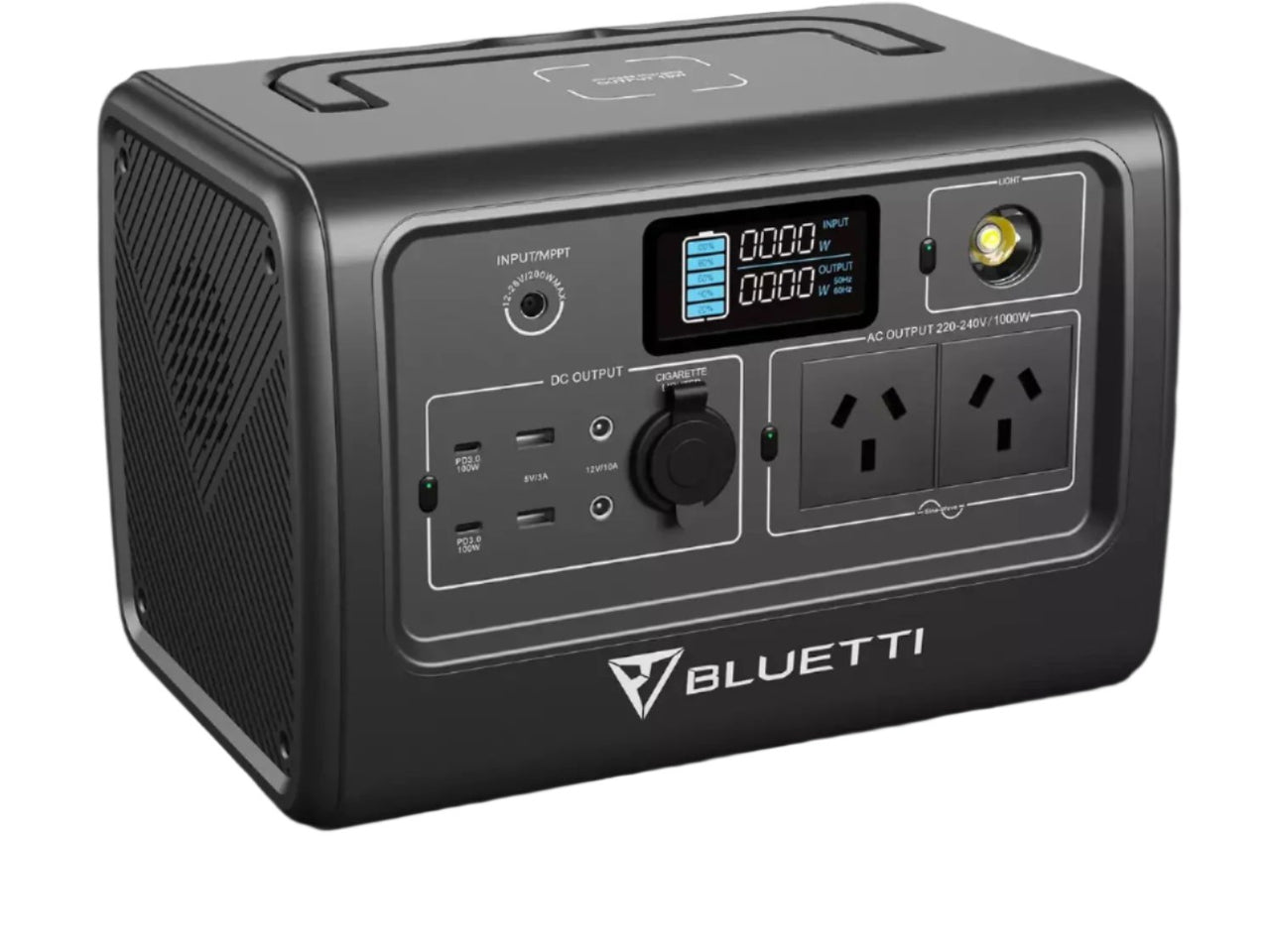 Buy BLUETTI EB70 Portable Power Station (1,000W 716Wh) Grey - Mud Tracks