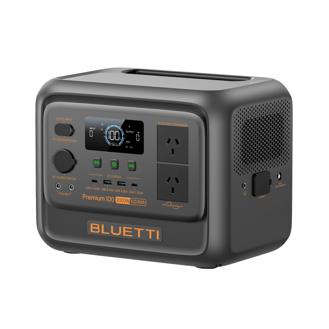 Buy BLUETTI Premium 100 V2 Portable Power Station - 1,800W 1,024Wh - Mud Tracks