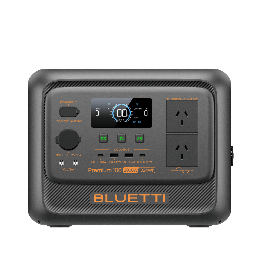 Buy BLUETTI Premium 100 V2 Portable Power Station - 1,800W 1,024Wh - Mud Tracks