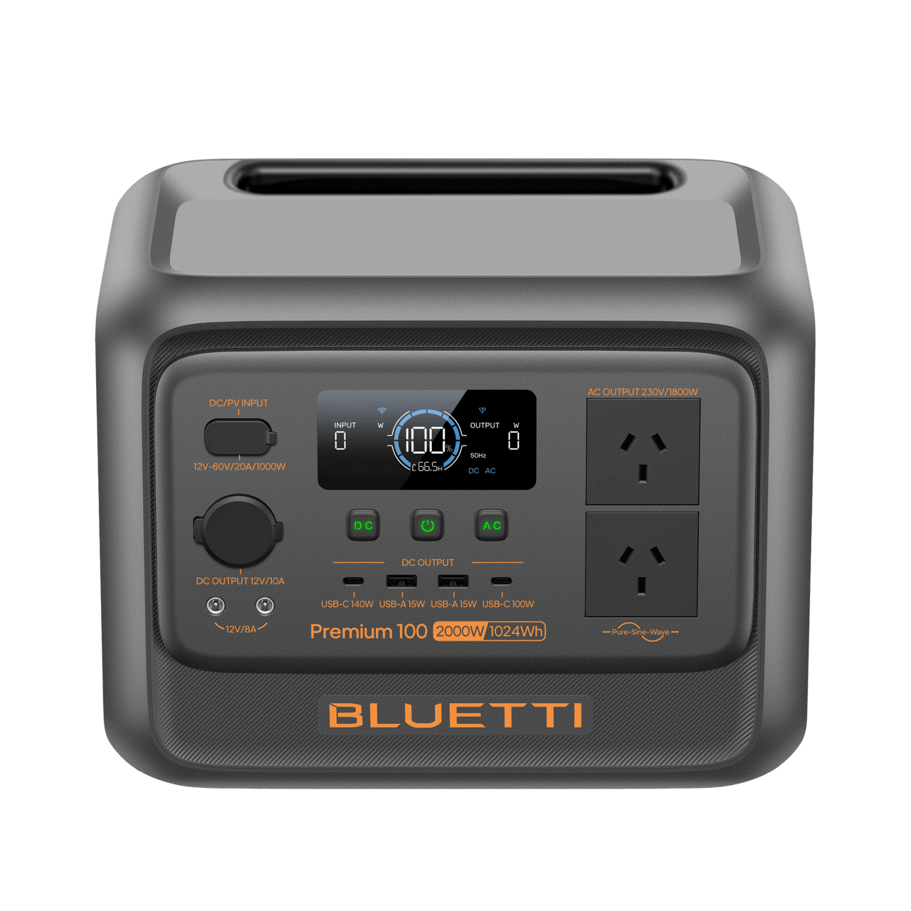Buy BLUETTI Premium 100 V2 Portable Power Station - 1,800W 1,024Wh - Mud Tracks