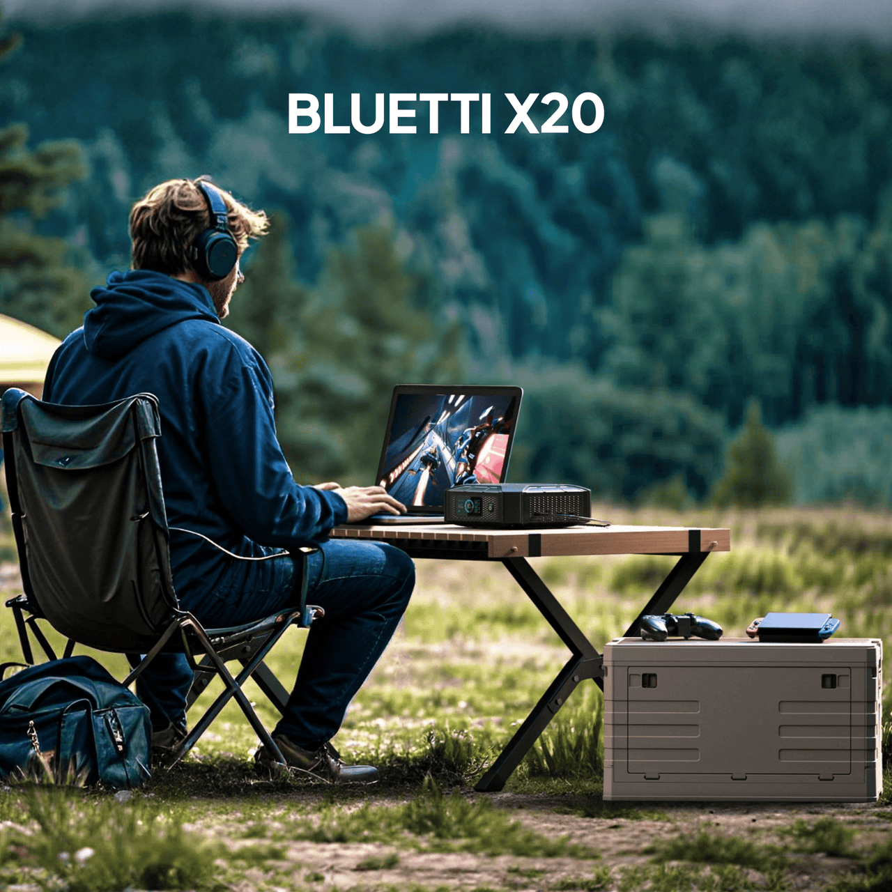 Buy BLUETTI X20 Power Bank for Laptop | 288W 153.6Wh - Mud Tracks