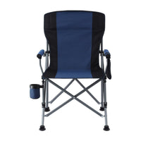 Buy Weisshorn Camping Chair Folding Outdoor Portable Seat Lightweight Beach Picnic Fishing Capacity 120KG Navy Blue - Mud Tracks