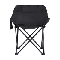 Buy Weisshorn Folding Camping Moon Chair Portable Seat Weight Capacity 120KG Black - Mud Tracks