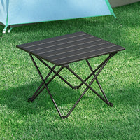 Buy Weisshorn Folding Camping Table 40CM Roll Up Outdoor Picnic BBQ Aluminium Desk - Mud Tracks