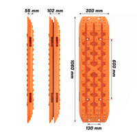 Thumbnail for Buy X - BULL 2PCS Recovery Tracks Snow Tracks Mud tracks 4WD With 4PC mounting bolts - Mud Tracks