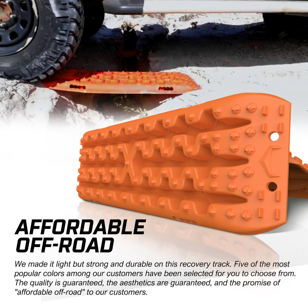 Buy X - BULL 2PCS Recovery Tracks Snow Tracks Mud tracks 4WD With 4PC mounting bolts - Mud Tracks