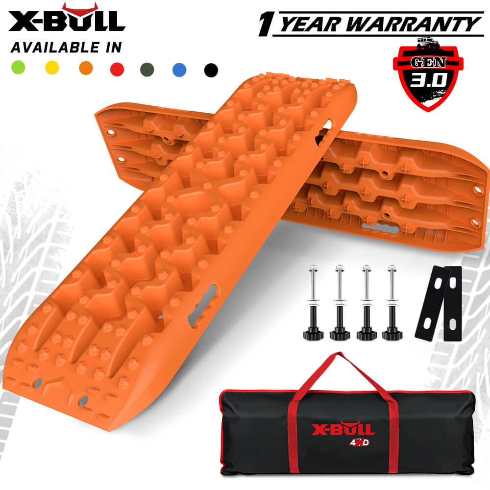 Buy X - BULL 2PCS Recovery Tracks Snow Tracks Mud tracks 4WD With 4PC mounting bolts - Mud Tracks