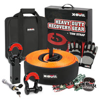 Thumbnail for Buy X - BULL 4WD Recovery Kit Snatch Strap Hitch Receiver Bow Shackles Lock Off Road - Mud Tracks