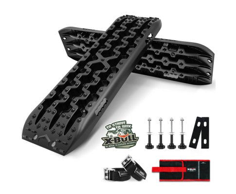 Buy X - BULL 4X4 Recovery Tracks Kit With Tote Carry Bag - Black - Gen3.0 (1 Pair) - Mud Tracks