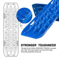 Thumbnail for Buy X - BULL Recovery tracks Mud Snow / Sand tracks / Grass 4X4 Caravan 2pairs 4WD Gen 3.0 - Blue - Mud Tracks
