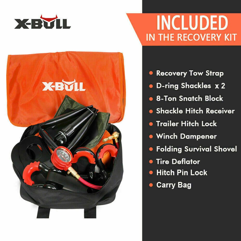 Buy X - BULL Winch Recovery Kit 11PCS - Mud Tracks