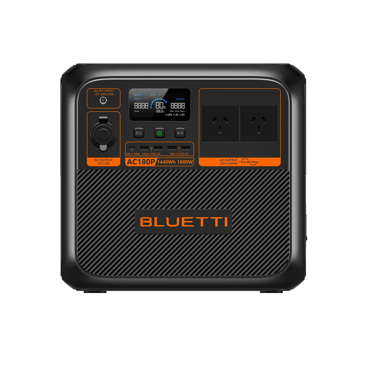 Buy BLUETTI AC180P Solar Portable Power Station (1,800W 1,440Wh) - Mud Tracks