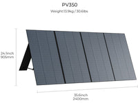 Thumbnail for Buy BLUETTI Foldable Solar Panel -350W (PV350) - Mud Tracks