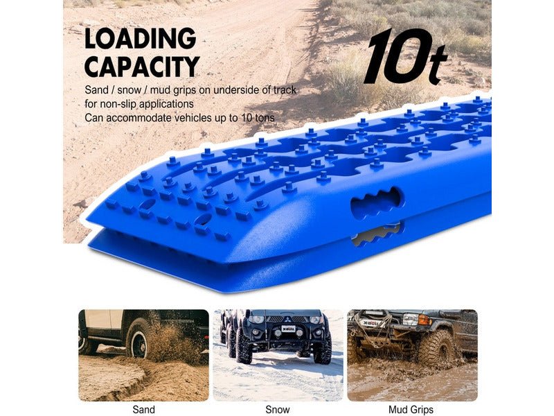 Buy X-BULL 4X4 Recovery Tracks Gen 2.0 - Blue (1 Pair) - Mud Tracks