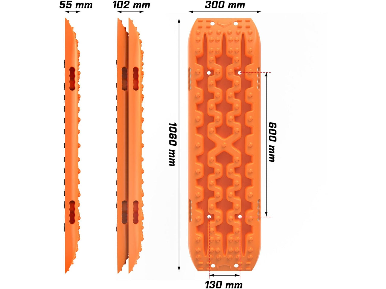 Buy X-BULL 4X4 Recovery Tracks Kit With Carry Bag -Orange Gen3.0 (1 Pair) - Mud Tracks