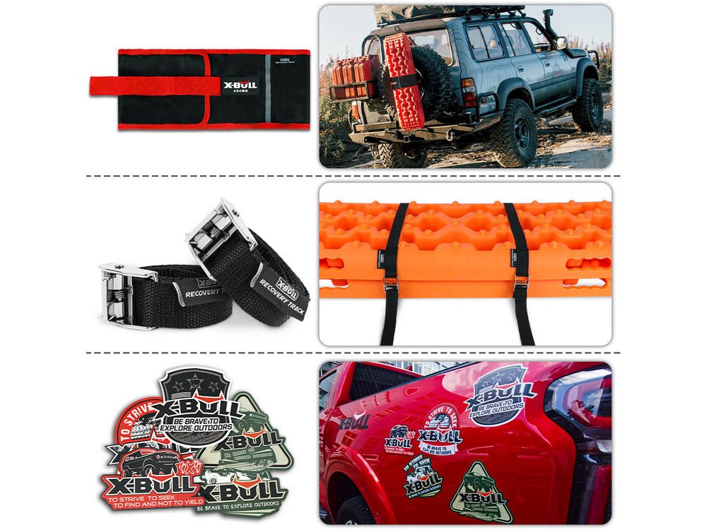 Buy X-BULL 4X4 Recovery Tracks Kit With Carry Bag -Orange Gen3.0 (1 Pair) - Mud Tracks