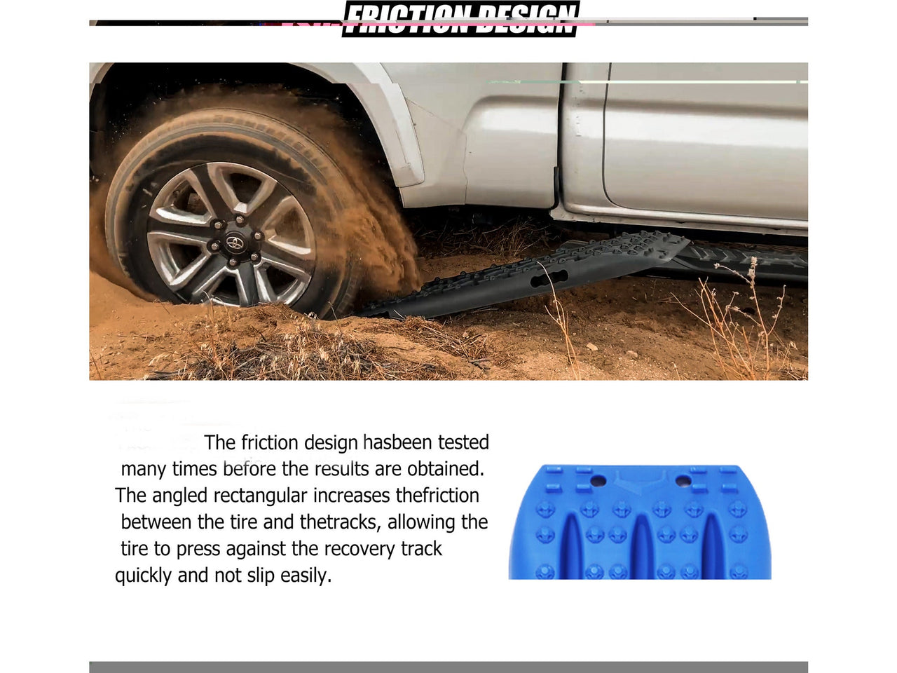 Buy X-BULL 4X4 Recovery Tracks Kit With Tote Carry Bag -Blue - Gen3.0 (1 Pair) - Mud Tracks