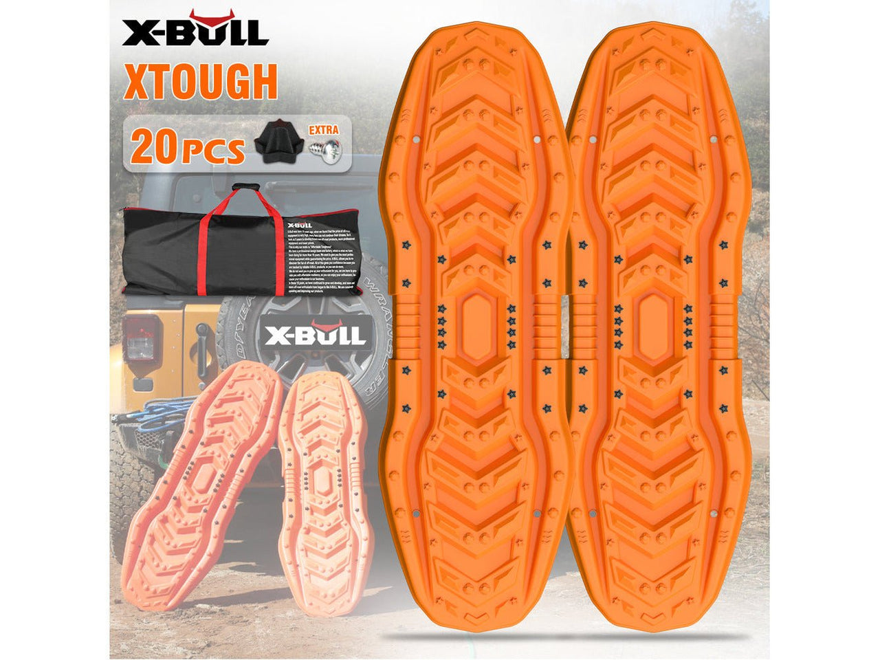 Buy X-BULL 4X4 Recovery Tracks - X-Tough Series - Mud Tracks