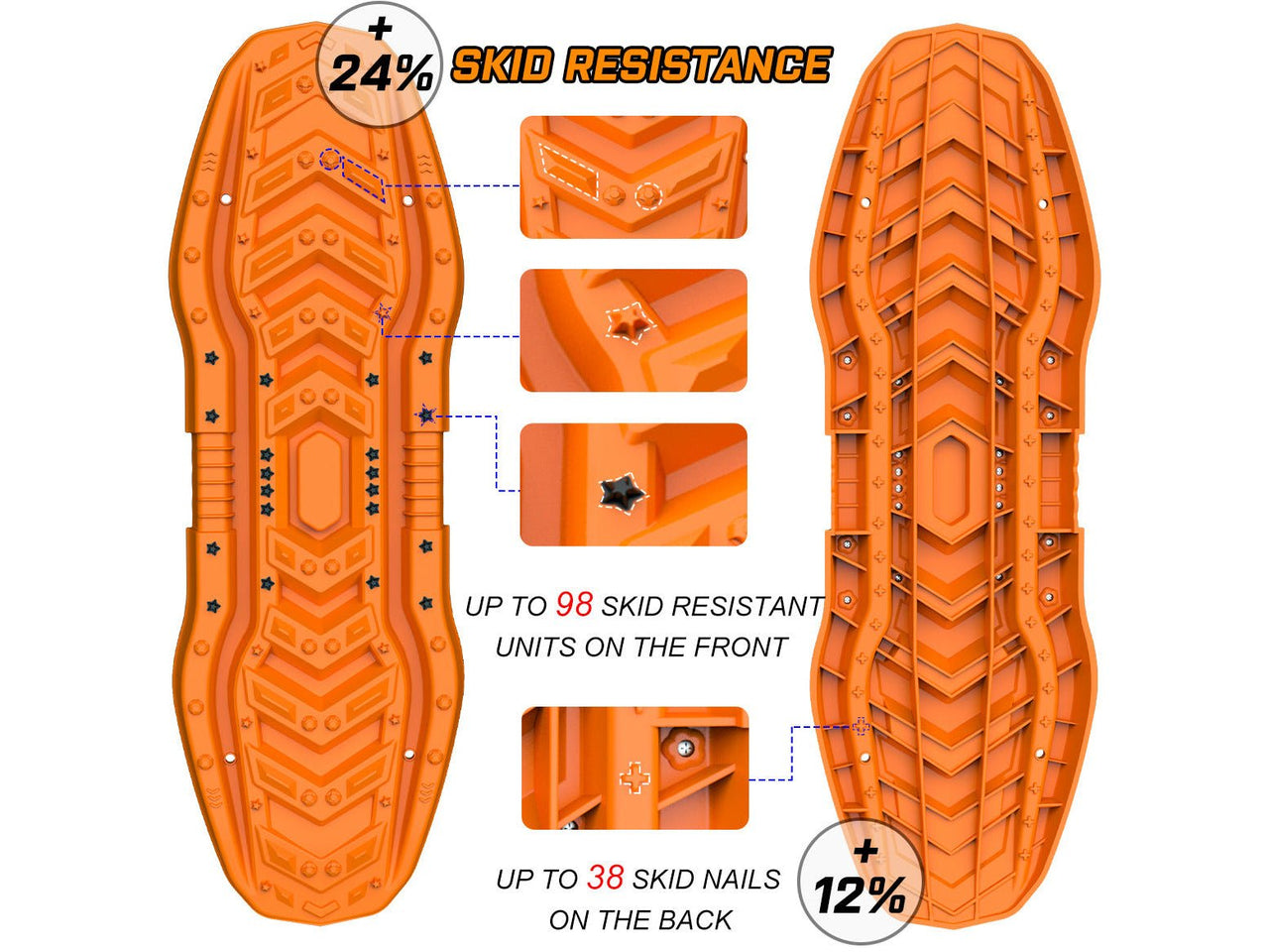 Buy X-BULL 4X4 Recovery Tracks - X-Tough Series - Mud Tracks