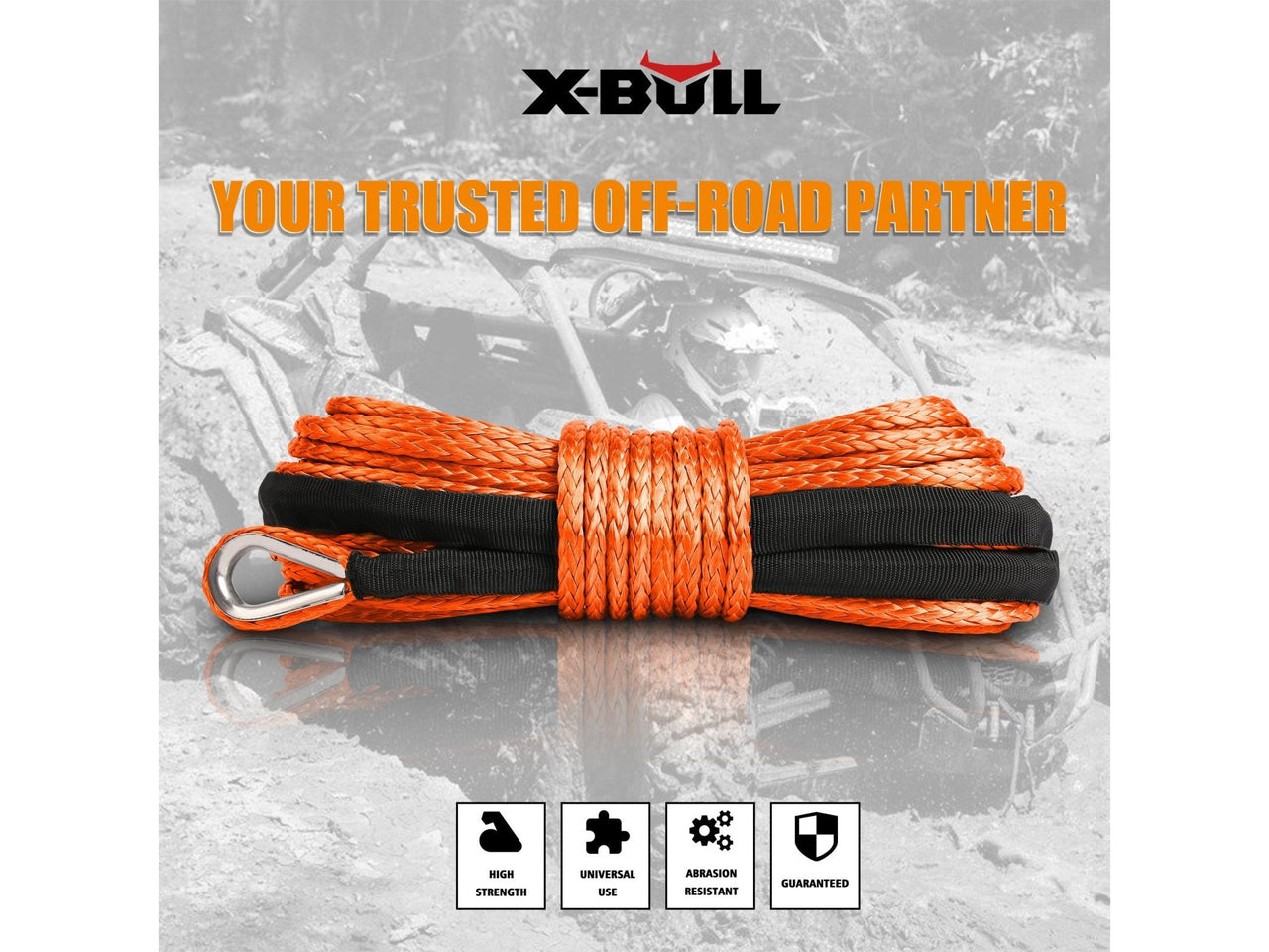 Buy X-BULL Tow Rope - 5.5mm x 13m - Mud Tracks